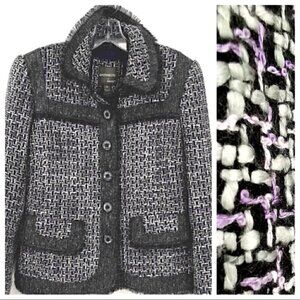 Anthracite Muse EUC Women's 6 Purple Boucle Blazer